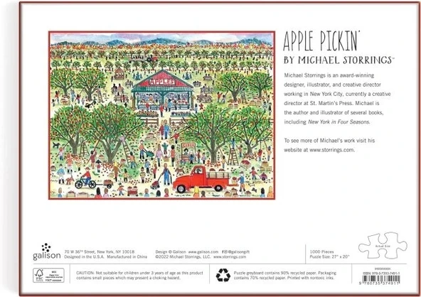 Galison Elma Toplama Puzzle - Resim 4