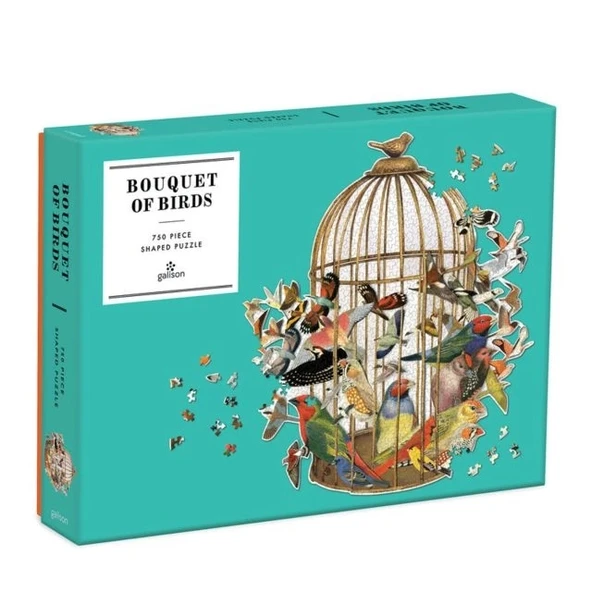 Galison Kuş Buketi Puzzle - 1