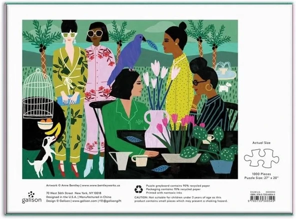 Galison Pijamalı Anneler Puzzle - Resim 3