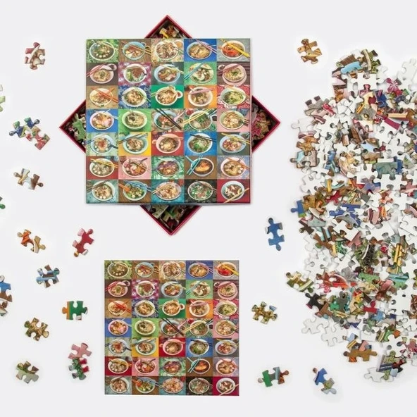 Galison Noodles Puzzle - Resim 3