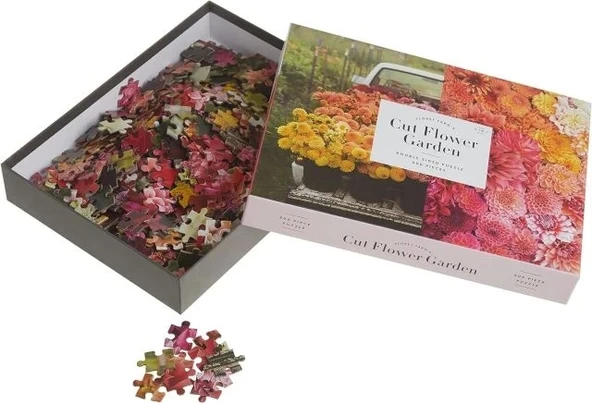 Galison Çiçek Bahçesi Puzzle - Resim 3