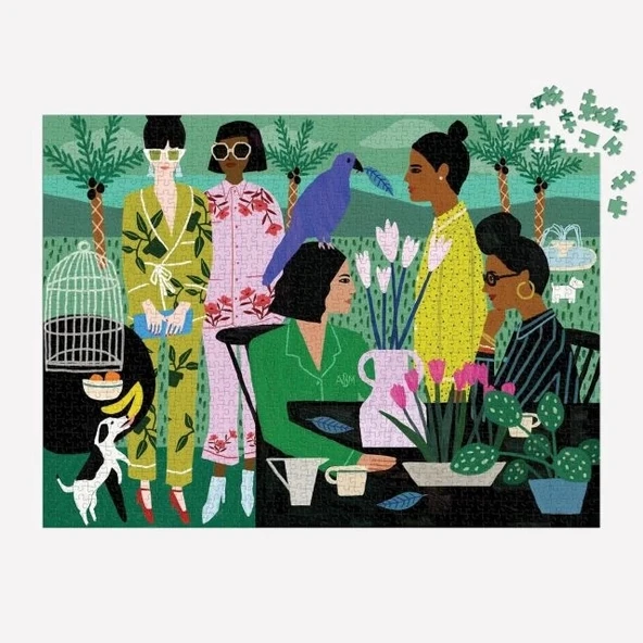 Galison Pijamalı Anneler Puzzle - Resim 5