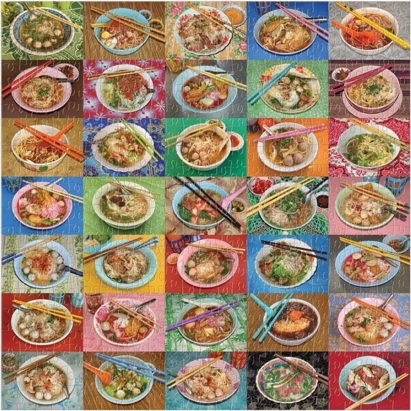 Galison Noodles Puzzle - Resim 2