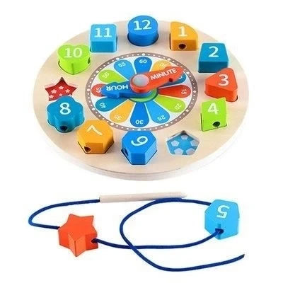 Yuplay Şekil Ayırma Saati 2+ Yaş 0-50 Parça Yu105 ürün görseli 1