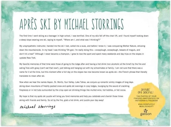 Galison Kayak Puzzle - Resim 4