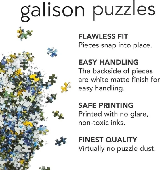 Galison İlkbahar Sokağı Puzzle - Resim 4