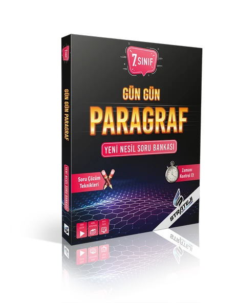 Strateji Yayınları 7.sınıf Gün Gün Paragraf Soru Bankası