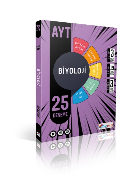 Köşebilgi Yayınları Ayt Biyoloji 25 Deneme
