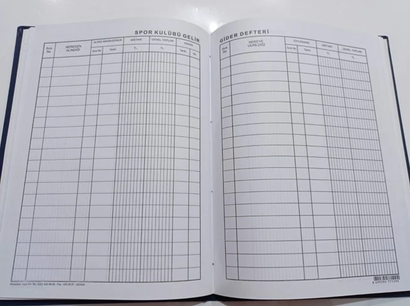 Kocaoluk Spor Kulübü Gelir-gider Defteri - 2