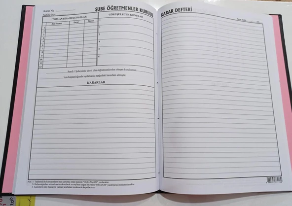 Kocaoluk Şube Öğretmenler Kurulu Karar Defteri - 2