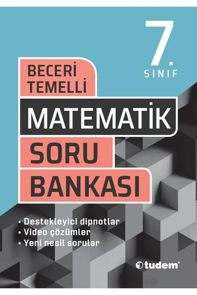 Tudem Yayınları 7. Sınıf Matematik Beceri Temelli Soru Bankası ürün görseli