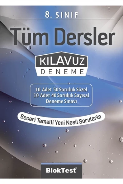 Tudem Yayınları 8. Sınıf Tüm Dersler Kılavuz Deneme