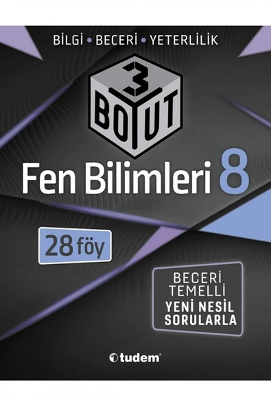 Tudem Yayınları 8. Sınıf Fen Bilimleri 3 Boyut 28 Föy