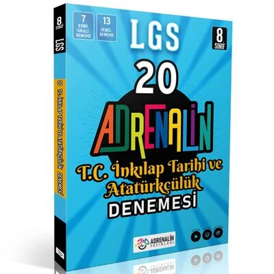 Adrenalin  8.sınıf Lgs İnkılap Tarihi 20 Branş Deneme En Yay.