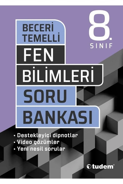 Tudem Yayınları 8. Sınıf Fen Bilimleri Beceri Temelli Soru Bankas ürün görseli