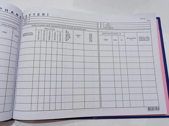 Kocaoluk Kütüphane Kayıt Defteri - 2