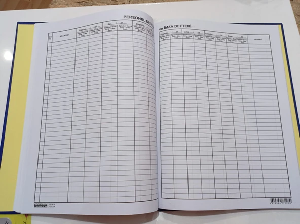 Kocaoluk Devam (takip) Ve İmza Defteri - Resim 2