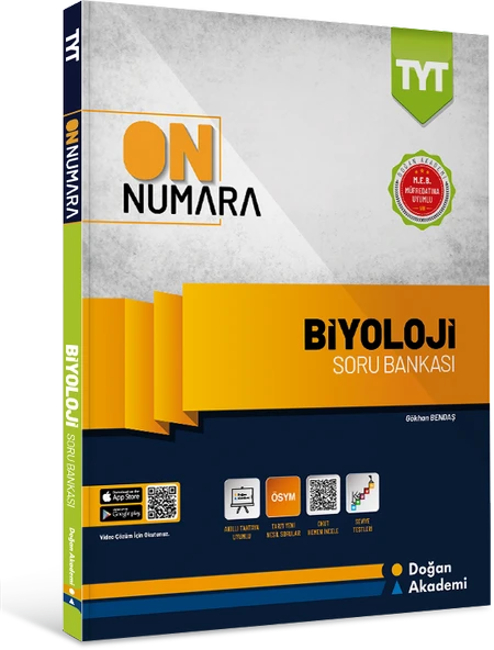 Doğan Akademi Yayınları Tyt On Numara Biyoloji Soru Bankası