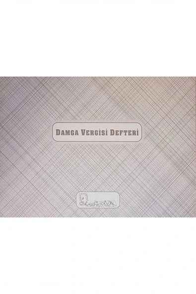 Damga Vergisi Defteri Karton Kapak