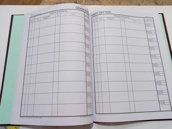 Kocaoluk Giden Evrak Kayıt Defteri - 2