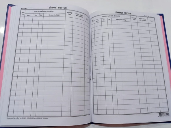 Kocaoluk Evrak Zimmet Defteri - 2