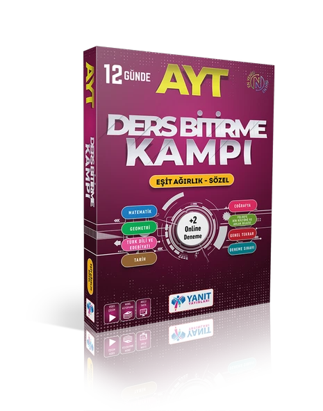 Yanıt Yayınları Ayt Ders Bitirme Kampı Eşit Ağırlık-sözel