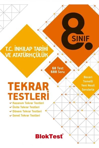 Tudem Yayınları 8.sınıf T.c. İnkılap Tarihi Ve Atatürkçülük Tekra