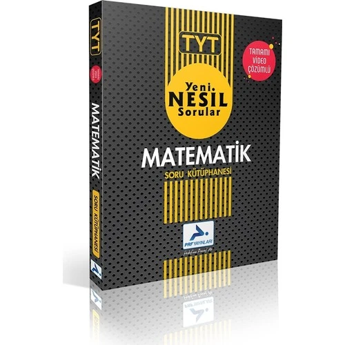 Paraf Yayınları Tyt Matematik Tamamı Yeni Nesil Video Çözümlü Sor