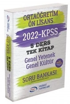 Murat 2022 Kpss Ortaöğretim Lise Ön Lisans Gygk Çözümlü Soru Bankası 5 Ders Tek Kitap