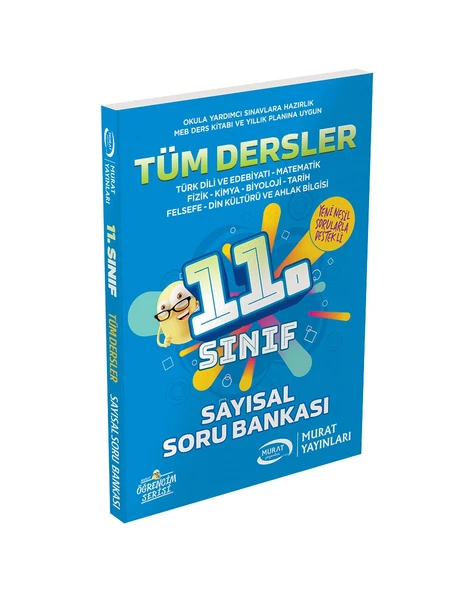 Murat 11.sınıf Sayısal Tüm Dersler Soru Bankası