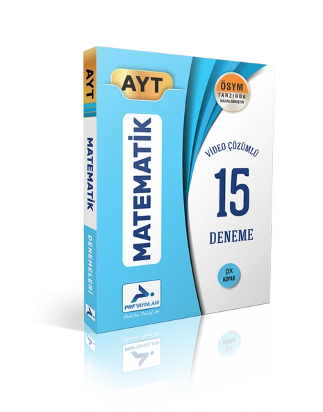 Paraf Ayt Tamamı Çözümlü 15 Matematik Denemesi