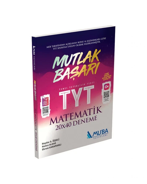 Tyt Mutlak Başarı Matematik 20x40 Deneme Muba Yayınları