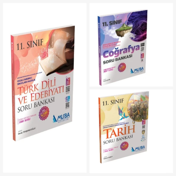 Muba Yayınları 11. Sınıf Sözel Soru Bankası Seti