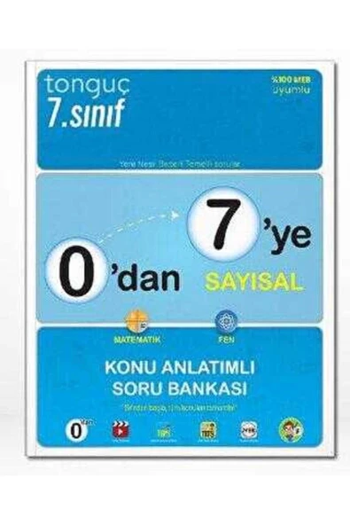 Tonguç 0 Dan 7 Ye Sayısal Konu Anlatım Soru Bankası ürün görseli 1