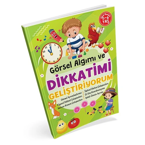 Ema Yayınları Görsel Algımı Ve Dikkatimi Geliştiriyorum 5-6 Yaş
