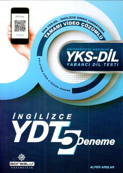 Borealis Yayınları İngilizce Yks-dil 5 Deneme