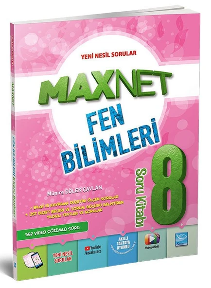 Karaca Eğitim Yayınları Maxnet 8. Sınıf Fen Bilimleri Soru Kitabı ürün görseli