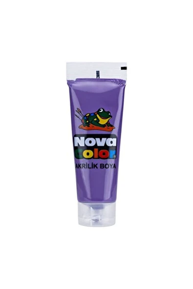 Nova Color Akrilik Boya Plastik Tüp 75 Gr. Mor
