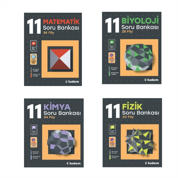 Tudem 11. Sınıf Sayısal Föy Soru Bankası Seti