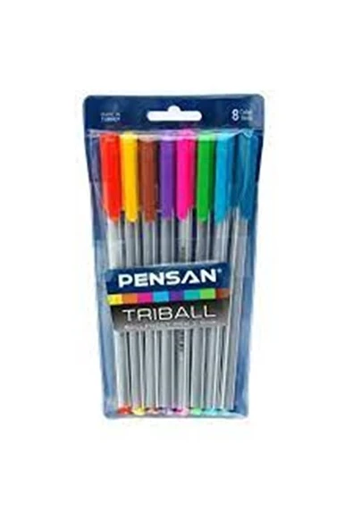 Pensan Triball Tükenmez Kalem 8 Renk