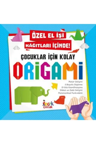Özel El İşi Kağıtların İzinde Çocuklar İçin Kolay Origami Bıcırık ürün görseli 1