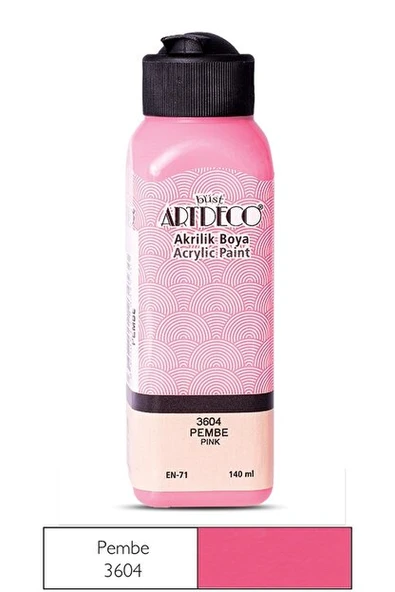 Artdeco Akrilik Boya 140 Ml Pembe ürün görseli