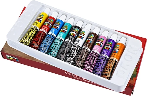 Nova Color 10 Renk Tüp  Guaj Boya 70 Gr - 2