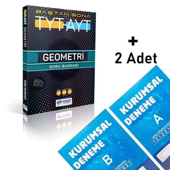 Yanıt Ty-ayt Baştan Sona Geometri Soru Bankası ürün görseli