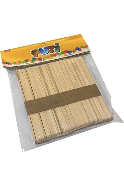 Puti Dondurma Çubuğu Naturel 50 Adet