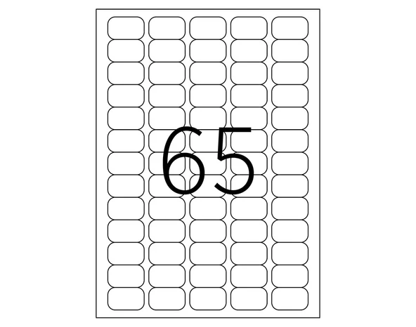 Tanex A4 Lazer Etiket,  ölçü 38.1×21.2 Mm Tw 2065 - 2