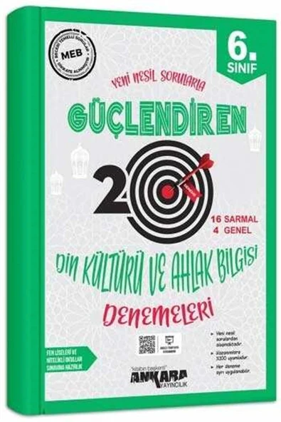 6. Sınıf Di̇N Kültürü 20 Deneme Ankara Yayın