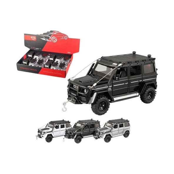 CEYLAN ADAM  XHD-B3232-Vardem Çek Bırak Işıklı Ve Sesli Off Road Jeep 1:32 - Resim 2