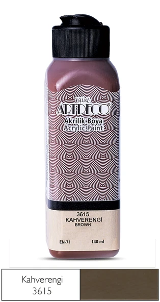 Artdeco Akrilik Boya 140 Ml Kahverengi