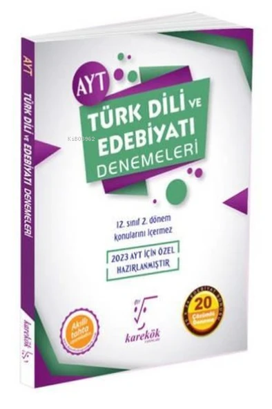 Karekök 2023 1.dönem Ayt Edebiyat Denemeleri